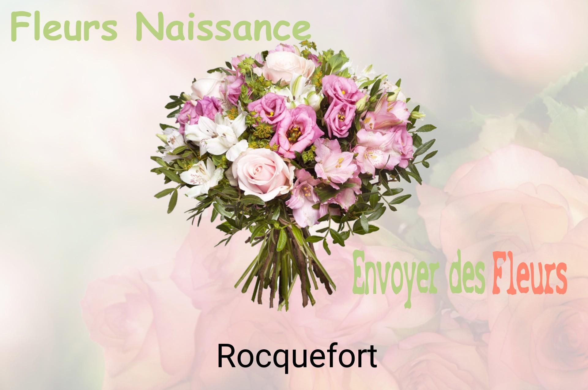 Bouquet de fleurs de naissance livré à Rocquefort